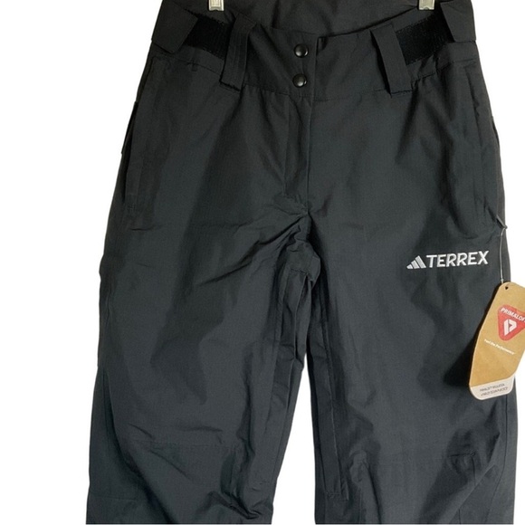 Adidas Terrex Xperior 2L Insulated x Parley Black Snow Pants Women's Size Large - Picture 11 of 15